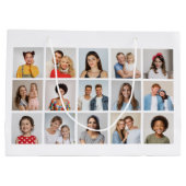 Creëer Uw eigen 15 fotocollage Groot Cadeauzakje (Achterkant)