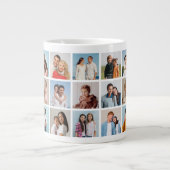 Creëer Uw eigen 15 fotocollage Grote Koffiekop (Voorkant)