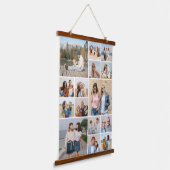 Creëer Uw eigen 15 fotocollage Hangend Wandkleed (Gebogen)