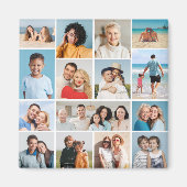 Creëer Uw eigen 15 fotocollage Magneet (Voorkant)