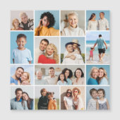 Creëer Uw eigen 15-fotocollage-magneetkaart (Voorkant)
