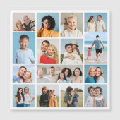 Creëer Uw eigen 15-fotocollage-magneetkaart (Voorkant)