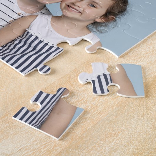 Creëer Uw eigen 15-fotocollage-magneetkaart Legpuzzel (Zijkant)