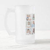 Creëer Uw eigen 15 fotocollage Matglas Bierpul (Links)