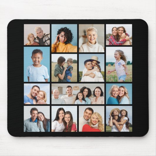Creëer Uw eigen 15 fotocollage Muismat (Voorkant)