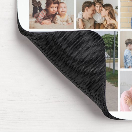 Creëer Uw eigen 15 fotocollage Muismat (Hoek)