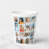 Creëer Uw eigen 15 fotocollage Papieren Bekers (Achterkant)
