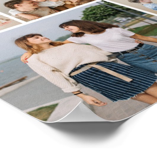 Creëer Uw eigen 15 fotocollage Poster (Hoek)