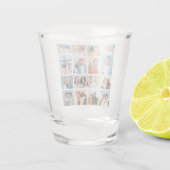 Creëer Uw eigen 15 fotocollage Shot Glas (Achterkant)