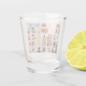 Creëer Uw eigen 15 fotocollage Shot Glas (Achterkant)