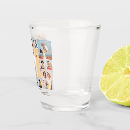 Creëer Uw eigen 15 fotocollage Shot Glas (Rechts)
