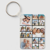 Creëer Uw eigen 15 fotocollage Sleutelhanger (Voorkant)