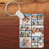 Creëer Uw eigen 15 fotocollage Sleutelhanger (Voorkant)