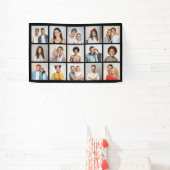 Creëer Uw eigen 15 fotocollage Spandoek (Insitu)