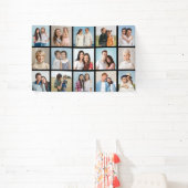 Creëer Uw eigen 15 fotocollage Spandoek (Insitu)