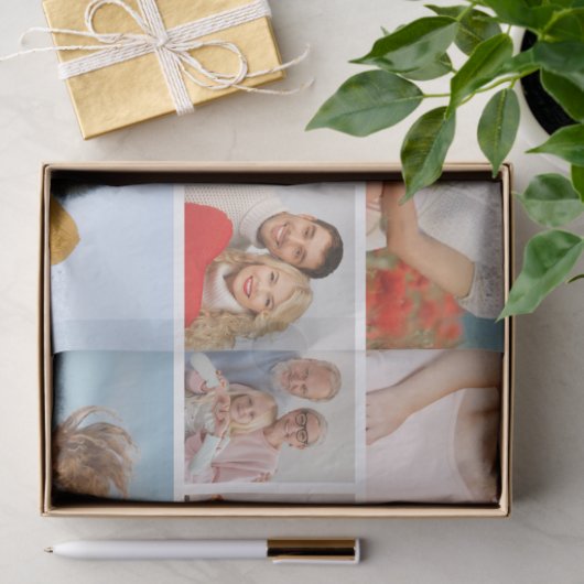 Creëer Uw eigen 15 fotocollage Tissuepapier (Geschenk)