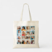 Creëer Uw eigen 15 fotocollage Tote Bag (Achterkant)