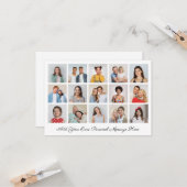 Creëer Uw eigen 15 fotocollage Uw groet toevoegen Kaart (Voorkant / Achterkant in situ)