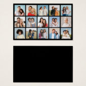 Creëer Uw eigen 15 fotocollage Visitekaartje (Voorkant /achterkant)