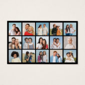 Creëer Uw eigen 15 fotocollage Visitekaartje (Voorkant)