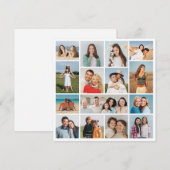 Creëer Uw eigen 15 Fotocollage Wenskaart (Voorkant / Achterkant)