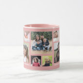 Creëer Uw eigen 15-serie Foto Collage Pink Mok (Midden)