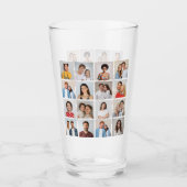 Creëer Uw eigen 16 Fotocollage Glas (Voorkant)