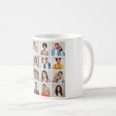 Creëer Uw eigen 16 Fotocollage Koffiemok (Voorkant rechts)