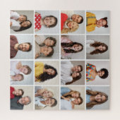 Creëer Uw eigen 16 Fotocollage Legpuzzel (Horizontaal)