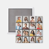 Creëer Uw eigen 16 Fotocollage Magneet (Voorkant / Achterkant)