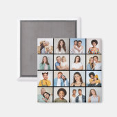 Creëer Uw eigen 16 Fotocollage Magneet (Voorkant / Achterkant)