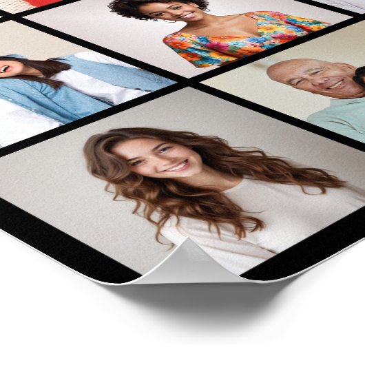 Creëer Uw eigen 16 Fotocollage Poster (Hoek)