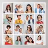 Creëer Uw eigen 16 Fotocollage Poster (Voorkant)