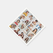 Creëer Uw eigen 16 Fotocollage Servet (Hoek)