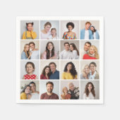 Creëer Uw eigen 16 Fotocollage Servet (Voorkant)