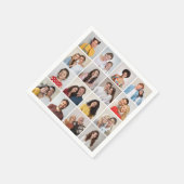 Creëer Uw eigen 16 Fotocollage Servet (Hoek)