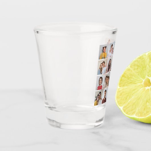Creëer Uw eigen 16 Fotocollage Shot Glas (Links)