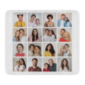 Creëer Uw eigen 16 Fotocollage Snijplank (Voorkant)