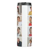 Creëer Uw eigen 16 Fotocollage Thermosbeker (Achterkant)
