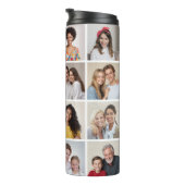 Creëer Uw eigen 16 Fotocollage Thermosbeker (Geroteerd rechts)