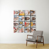 Creëer Uw eigen 16 Fotocollage Wandkleed (In Situ (horizontaal))