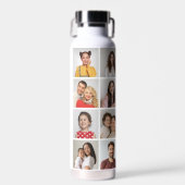 Creëer Uw eigen 16 Fotocollage Waterfles (Voorkant)