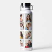 Creëer Uw eigen 16 Fotocollage Waterfles (Achterkant)