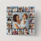 Creëer Uw eigen 17 Fotocollage Button (Voorkant)