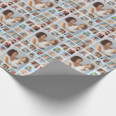 Creëer Uw eigen 17 fotocollage Cadeaupapier (Hoek)