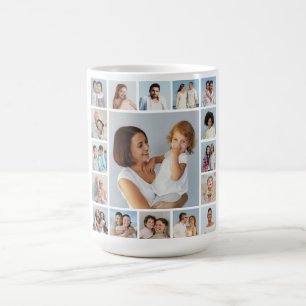 Creëer Uw eigen 17 fotocollage Koffiemok