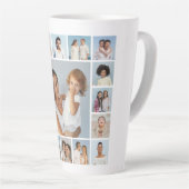 Creëer Uw eigen 17 fotocollage Latte Mok (Rechterhoek)