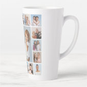 Creëer Uw eigen 17 fotocollage Latte Mok (Rechts)