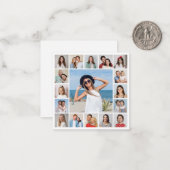 Creëer Uw eigen 17 fotocollage Notitiekaartje (Voorkant / Achterkant in situ)