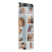 Creëer Uw eigen 17 fotocollage Thermosbeker (Geroteerd rechts)